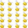 Voarge 20-Piece Felt Bee Decorations for DIY Crafts view 1