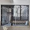 Retractable Window Security Grille with Lock, Gray, 11 cm view 1