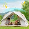 Pop-Up Tent for 4 People, Portable Waterproof Instant Family Tent for Camping, Hiking and Mountaineering view 3