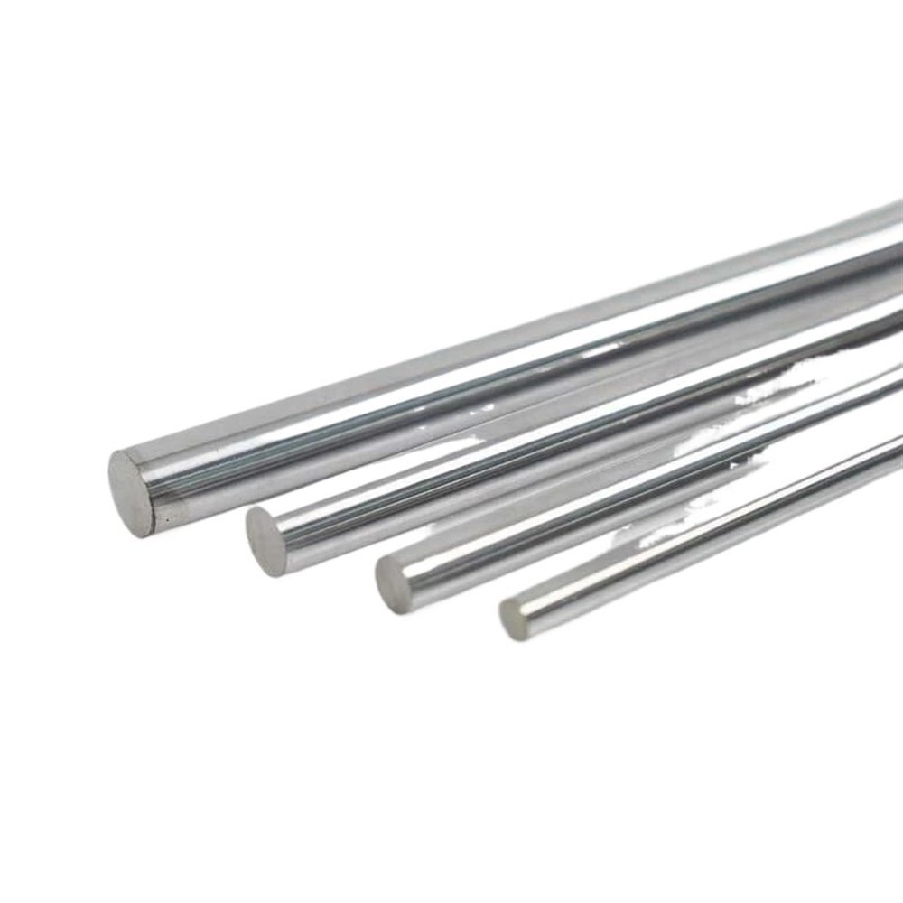 NUZBCPETR Stainless Steel Round Rod, 1-Piece 304 Stainless Steel Solid Round Bar, 0.8–6.5 mm Diameter, Straight Optical Axis Bar, 5 mm