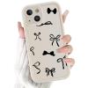 Phoona iPhone 13 Mini Case, 5.4-inch, Beige Aesthetic Pattern, Soft TPU Silicone Protective Cover view 1