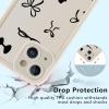 Phoona iPhone 13 Mini Case, 5.4-inch, Beige Aesthetic Pattern, Soft TPU Silicone Protective Cover view 3