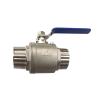 SSDXFJZR Stainless Steel Two-Piece Ball Valve with Male Thread, 1/2" to 2" (0.5 Inch) view 1