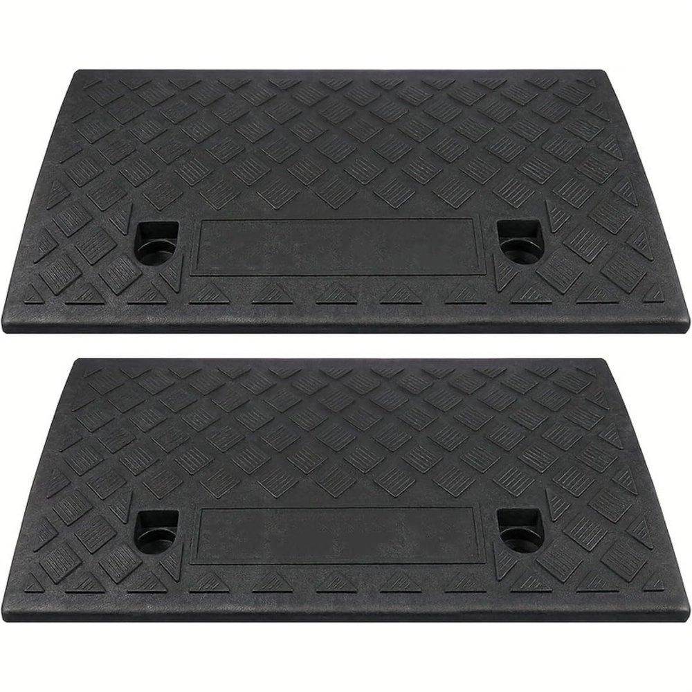 ZJGZNB 2-Piece Curb Ramps, Compatible with Renault Zoe ZE50, Threshold Ramps