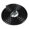 Spiral Cable Management Sleeve, 1 m, Gray, 32 mm Inner Diameter view 2