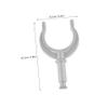 Toddmomy Silver Aluminum Oar Holder for Boats view 2