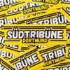 Fan-Kultur Xperience 100x Dortmund Sticker/Decal “Südtribüne” – Soccer Fan Merchandise – 14.8 x 5.0 cm – PVC – Weatherproof view 1