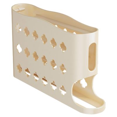 Refrigerator Egg Dispenser - Rolling Egg Tray Organizer