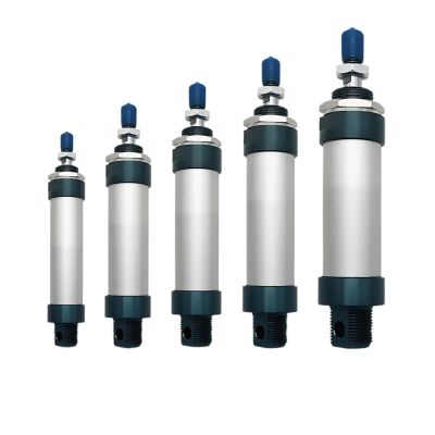 Double Pneumatic Air Cylinder, 16 mm Bore, 25/50/75/100/200 mm Stroke, Single Lever, 1 Piece (175 mm Stroke)
