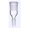 HIFRQVVC Glass Distillation Connector Adapter, 1 pc, Female-to-Male, Size 1434 (24 to 19 B) view 1