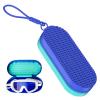 Dreuhuing Swimming Goggles Case, Zipper Box with Drainage Holes view 1