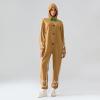Feclmiyt Gingerbread Costume for Adults and Children, Hooded Long-Sleeve One-Piece, Women's S view 2