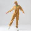 Feclmiyt Gingerbread Costume for Adults and Children, Hooded Long-Sleeve One-Piece, Women's S view 3
