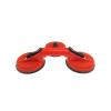 Glass Suction Lifter, Single Double-Head Suction Cup, Red Plastic Dent Puller for Glass, Tile Floors, Door Panels and Trim view 1