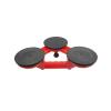 Glass Suction Lifter, Single Double-Head Suction Cup, Red Plastic Dent Puller for Glass, Tile Floors, Door Panels and Trim view 2