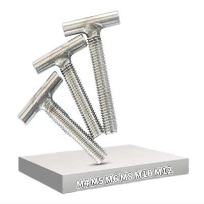 304 Stainless Steel T-Type Welding Screw, Cylindrical Welding Stud (55 mm, M10, 1 pc)