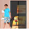 Magnetic Insect Screen for Balcony Door, 80 x 204 cm, Black view 1