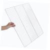 TOYANDONA Rectangular Carbon Steel Grill Net, Silver, Disposable view 3