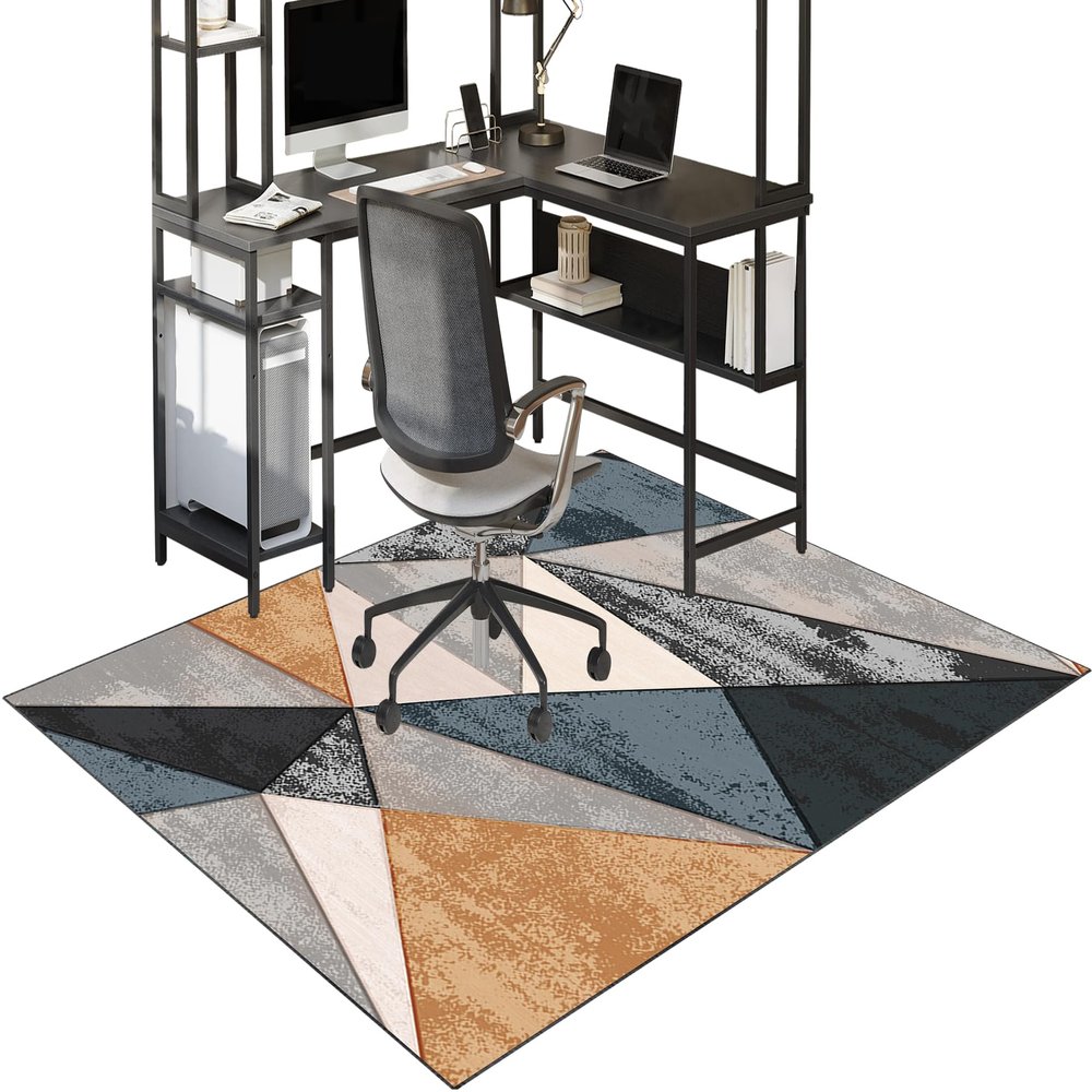 Office Chair Mat for Carpet and Hard Floors, 130 x 150 cm