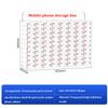 Acrylic Cell Phone Storage Cabinet with Locks and Keys, Wall-Mounted, 80 Compartments view 2