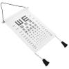 White Hanging Eye Chart with Clear Print for Vision Tests view 1