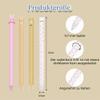 FloraVigo 4-Pack Thermally Erasable Gel Pens, Clean Erasing, Smooth Writing, 0.7 mm Tip (4-Piece Set: Rabbit, Bear, Cat, and Monkey) view 2
