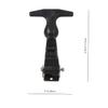 2-Pc. Black T-Handle Hood Latches, Stainless Steel and Rubber view 2
