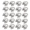HEALEEP 24-Piece Stainless Steel Wire Rope Cable Clamps with U-Bolt Fasteners, Durable and Rust-Resistant view 1