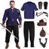 8-Piece Renaissance Costume for Men, Large view 1