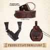 8-Piece Renaissance Costume for Men, Large view 3