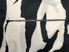 100% Cotton Poplin, 147.3 cm Wide, Black and Ivory, Abstract Print [17624] view 2
