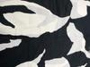 100% Cotton Poplin, 147.3 cm Wide, Black and Ivory, Abstract Print [17624] view 4
