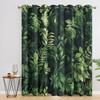 Leaf-Pattern Blackout Curtains with Thermal Insulation, 229 x 140 cm, 2-Pack view 1