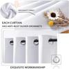 Leaf-Pattern Blackout Curtains with Thermal Insulation, 229 x 140 cm, 2-Pack view 3