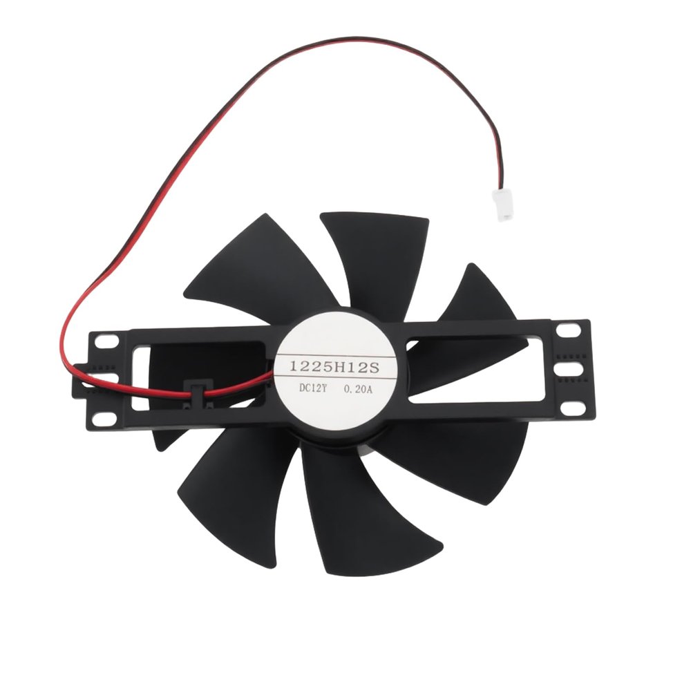 OTOTEC 1225H12S 2-Wire Cooling Fan, DC 12 V, 0.2 A, Compatible with Lianchuang Heater