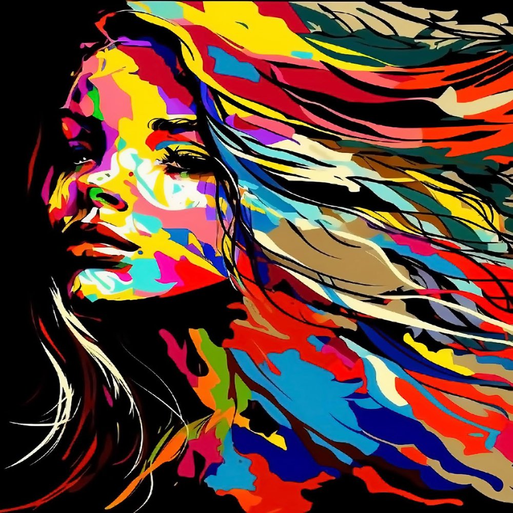 WANMIU Paint by Numbers Kit for Adults, Color Rhapsody, 40 x 50 cm
