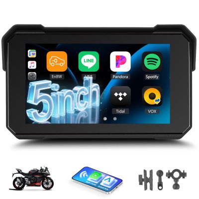 GOHHDL 5-Inch GPS CarPlay Screen for Motorcycles