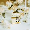 Personalized Acrylic Wedding Table Numbers with Stands, 10-Piece Set view 3