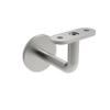 Innbee AISI 304 Stainless Steel Handrail Bracket for Flat Handrails, M8 Thread, Brushed Finish view 1