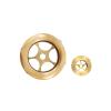 REIUAFWYGV 1 pc M27 x 1.5 Metric Male-Thread Brass Oil-Level Sight Glass Window view 1