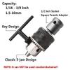 Kueohse 1.5–10 mm (1/16–3/8 in) Keyed Drill Chuck with 1/2-in Square Adapter view 4