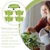 Yorajuy Stackable Plant Pot Tower with 4 Garden Planters, Removable Tray and Wheels view 2