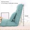 Folding Floor Chair with Backrest, Cushion, and 5 Adjustable Positions view 3