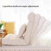 Folding Floor Chair with Backrest, Cushion, and 5 Adjustable Positions view 4
