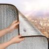 Blackout Window Film, 8 mm Aluminum Insulation Film with Suction Cups, 55 × 100 cm (21.7 × 39.4 in) view 1