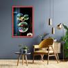 CLAMARO Bubble Design Picture Frame 43 x 53 cm, Red, MDF Wood, Acrylic Glass view 4