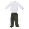 Generic Boys' Medieval Outfit Set, Shirt and Ankle-Length Pants, Halloween Costume, Green, 6–8 Years view 1