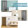 Magnetic Insect Screen Door 124 x 186 cm, No Drilling, Black view 2