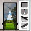 Magnetic Insect Screen Door 124 x 186 cm, No Drilling, Black view 4