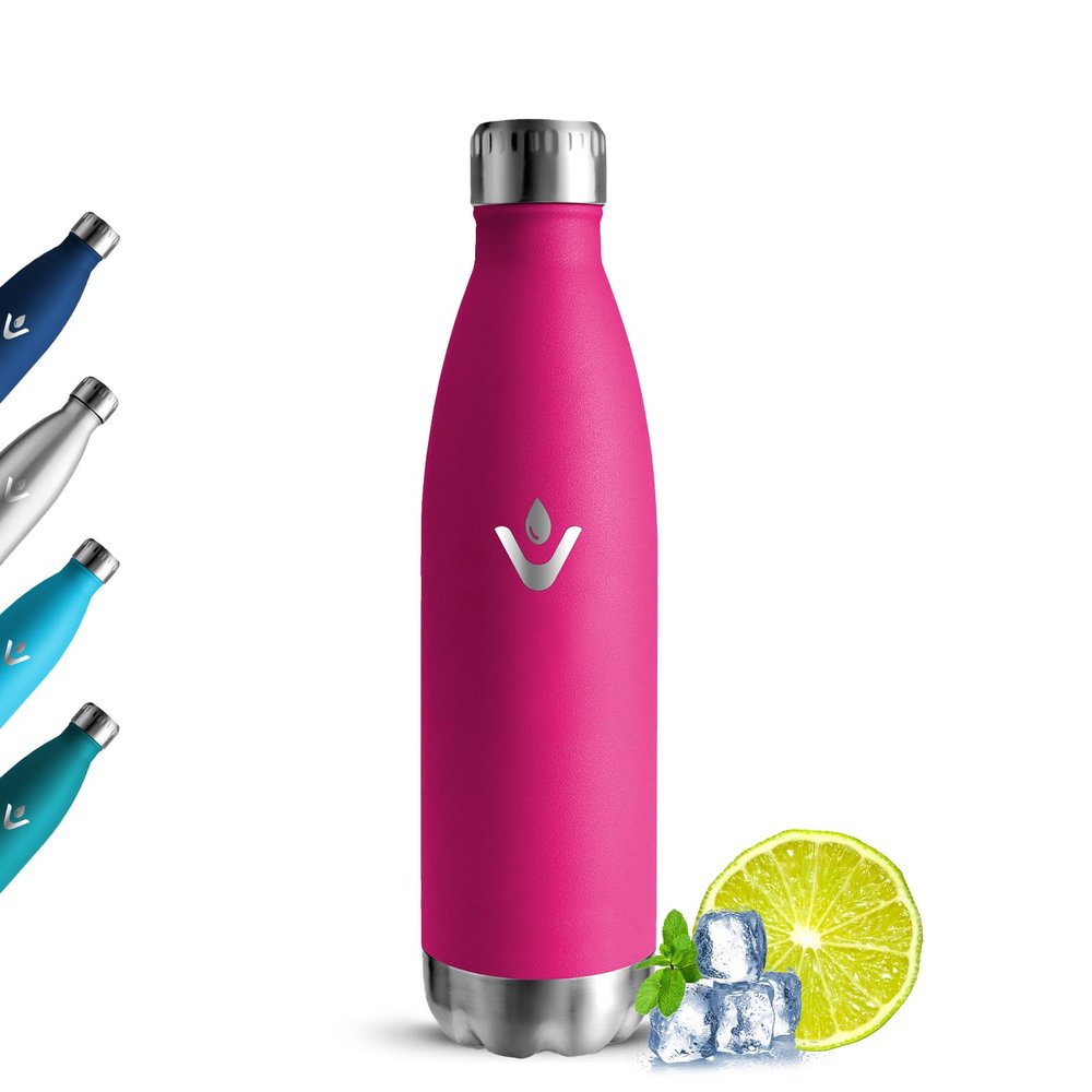 Grsta 500 ml Stainless Steel Water Bottle, Leakproof Insulated Thermos